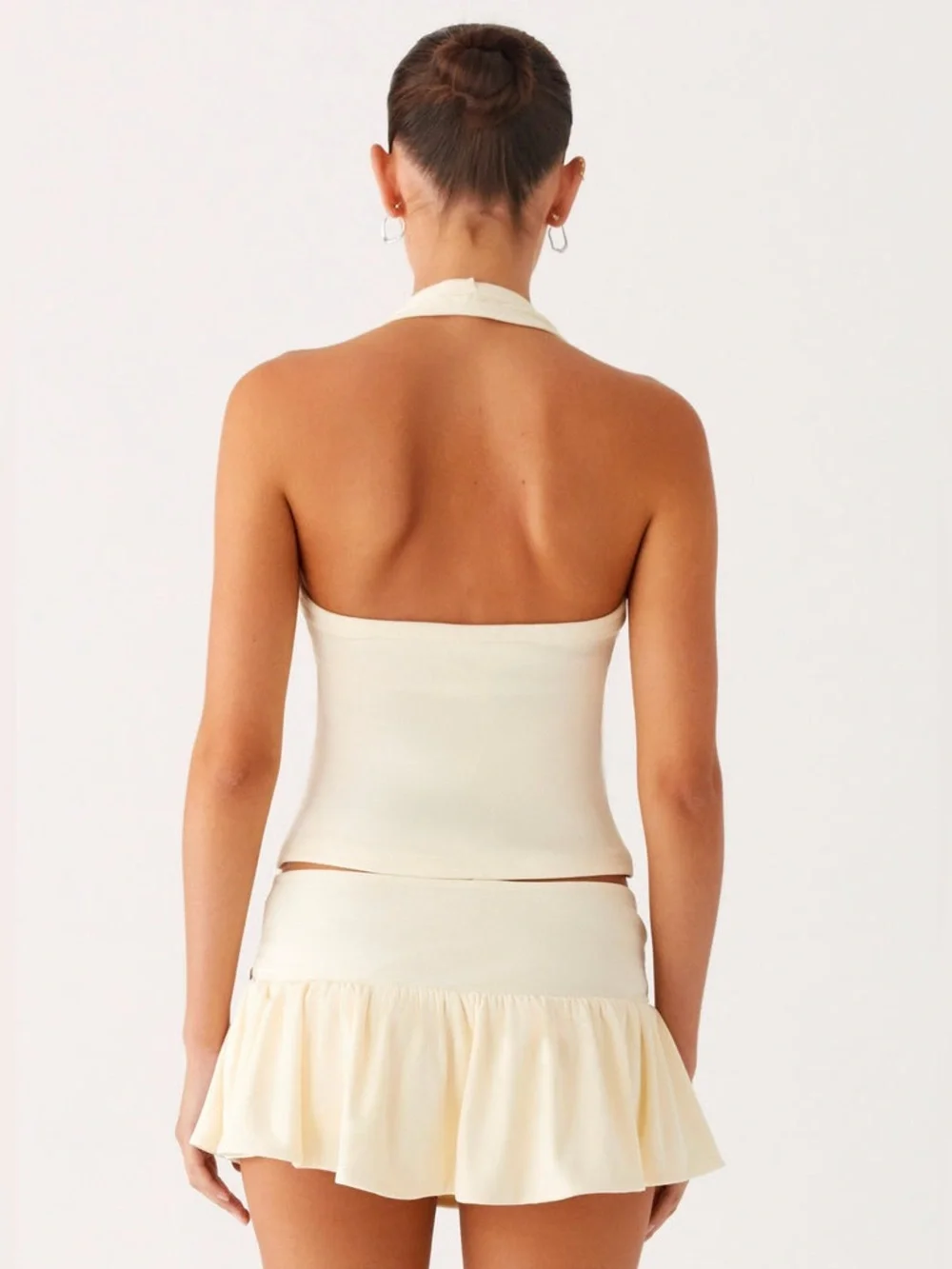 Peppermayo Vegas Nights Low Rise Skort - Yellow - Size M